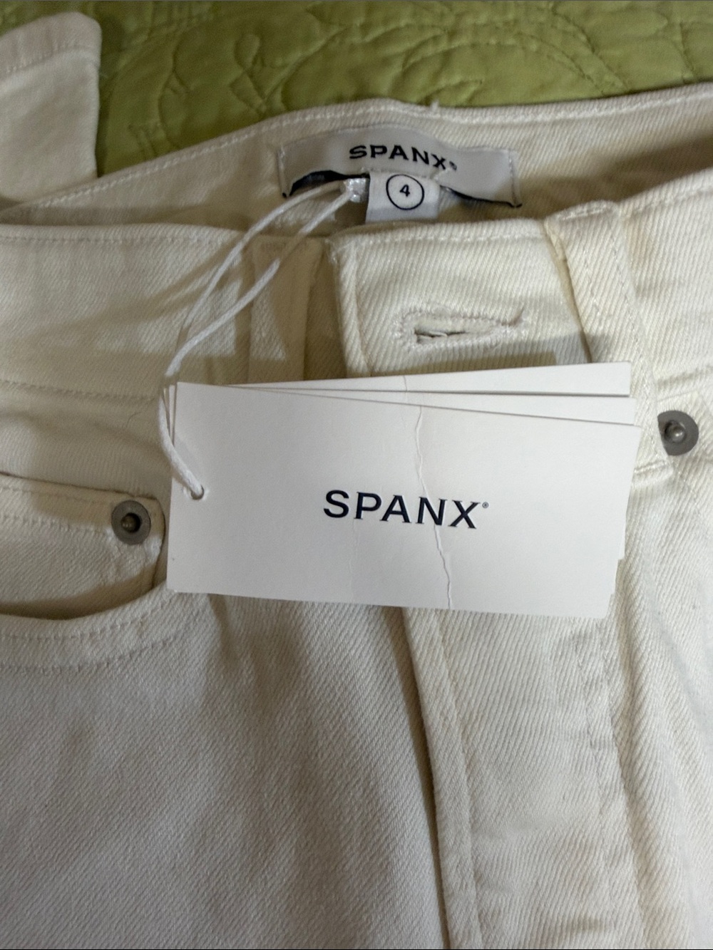 SPANX Straight-Leg Women’s Jeans in White